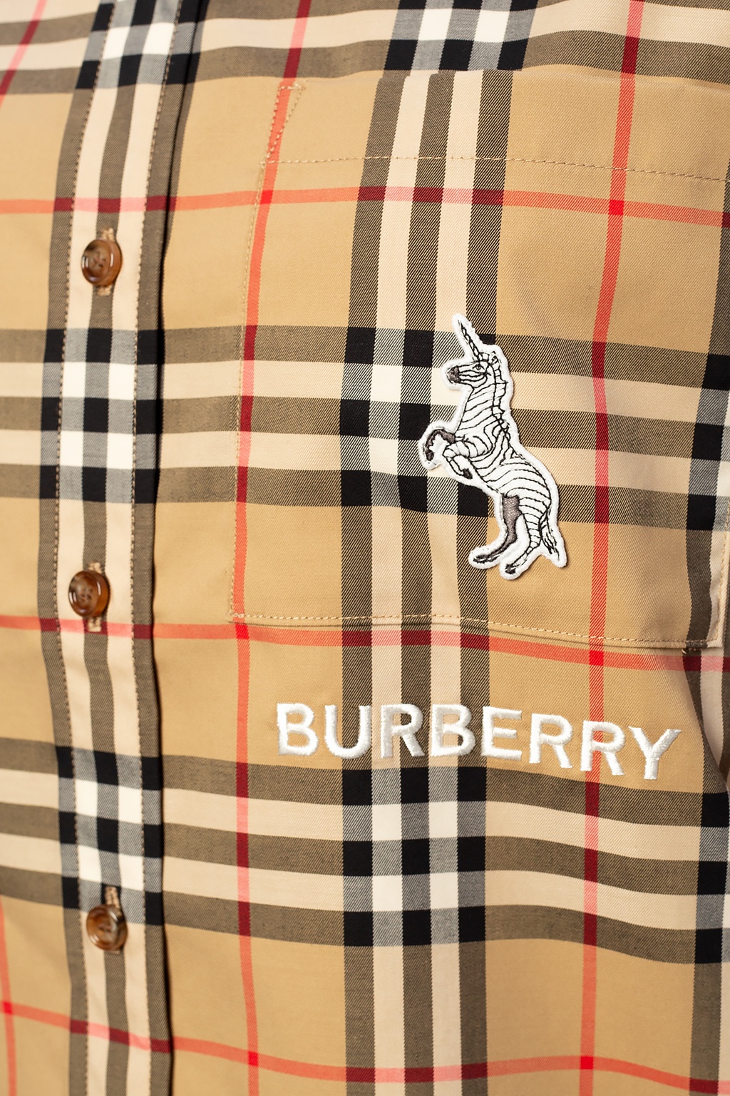 Shirt with logo Burberry - Vitkac Singapore